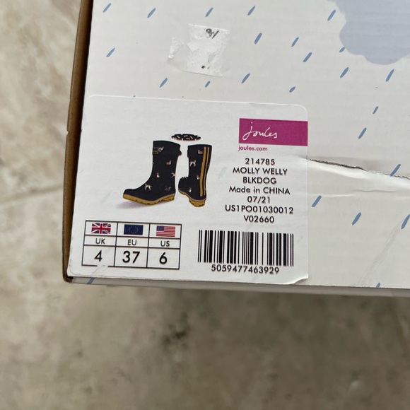 Joules womens Molly Welly Rain Boot - Picture 2 of 7